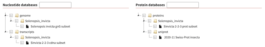 Tree widget for databases image